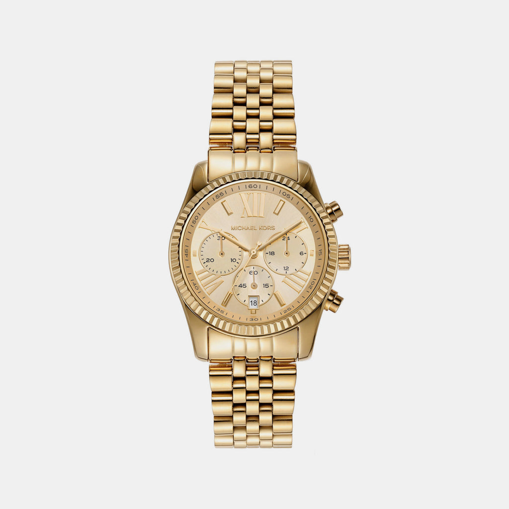 Michael Kors Round Gold Chronograph watch
