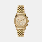 Michael Kors Round Gold Chronograph watch