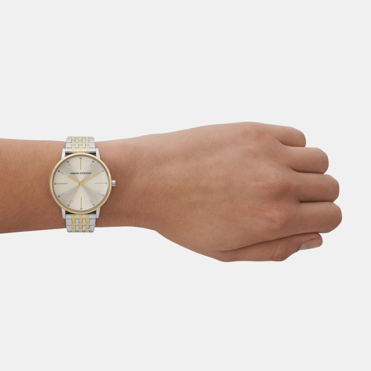 Armani Exchange Round Quartz Analog Women watch