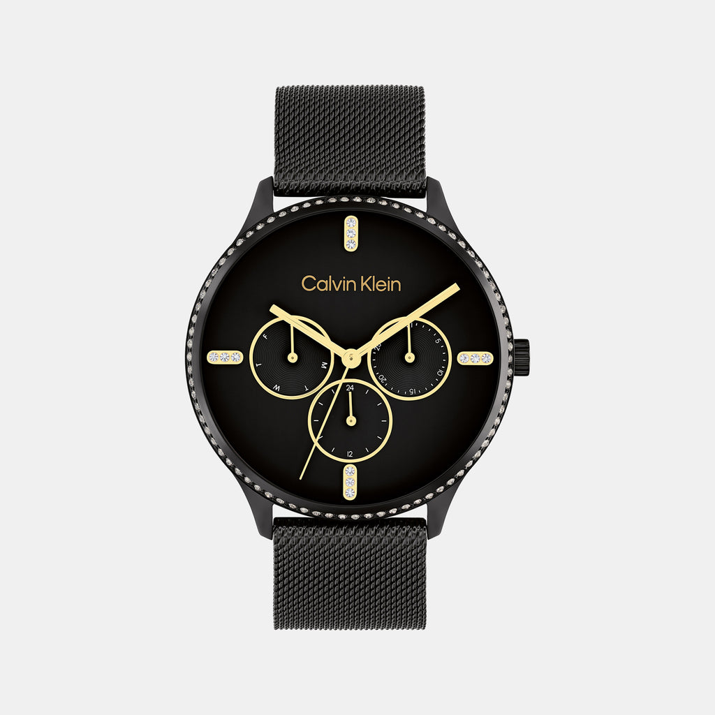Calvin Klein Round Black Multi-Function watch