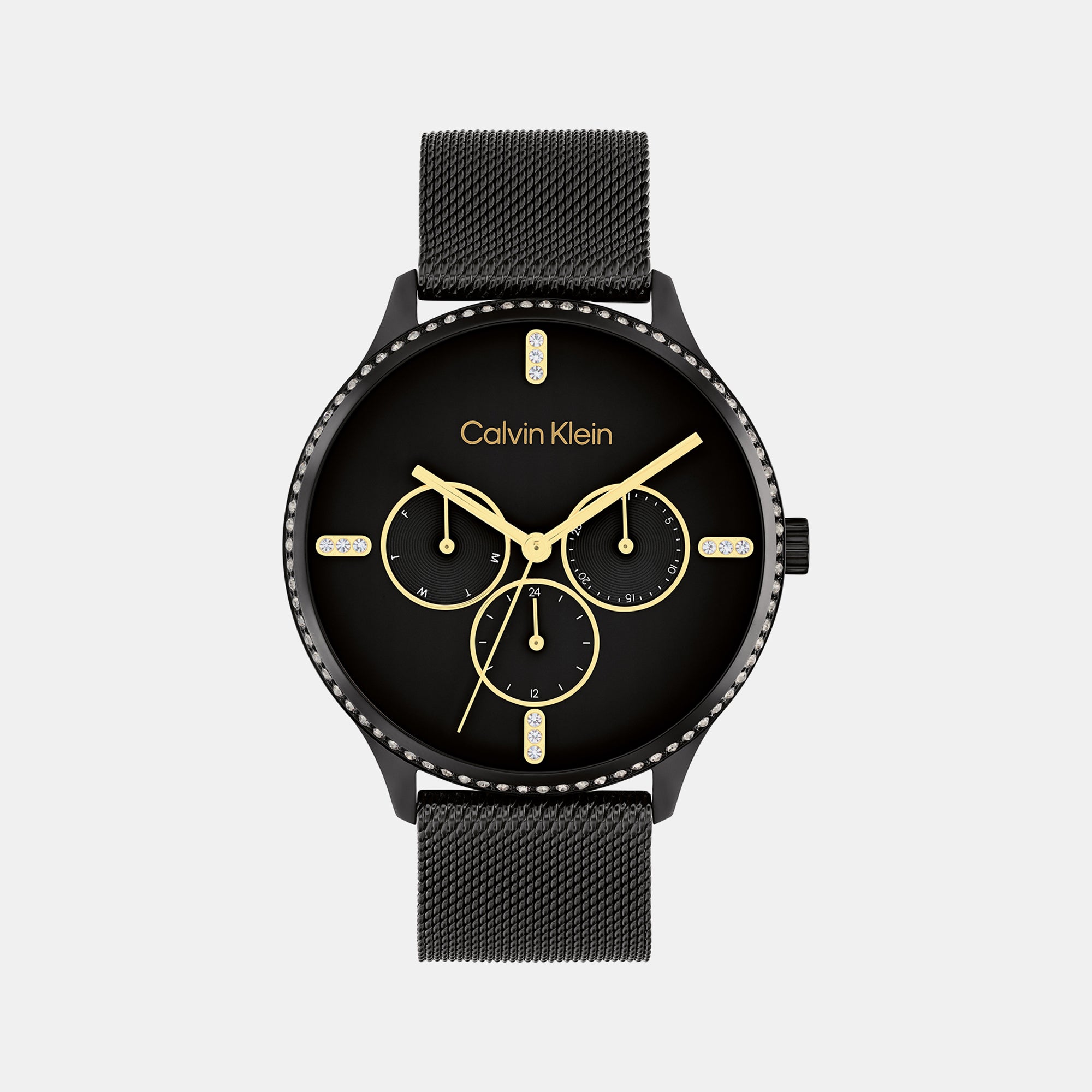 Calvin Klein Round Black Multi-Function watch