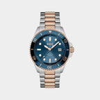 Boss Round Blue Analog watch