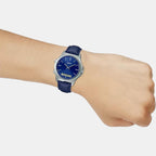 Casio Leather Blue watch