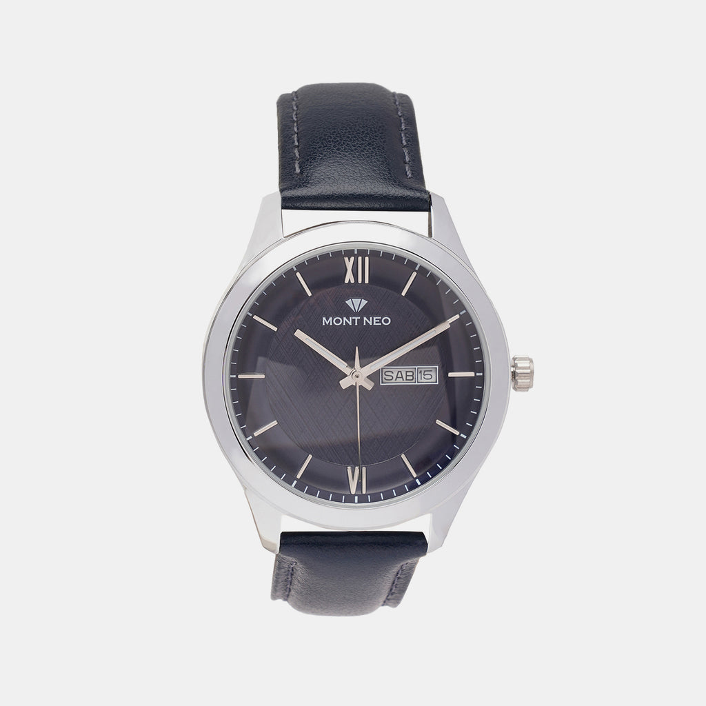 Mont Neo Round Blue Analog watch