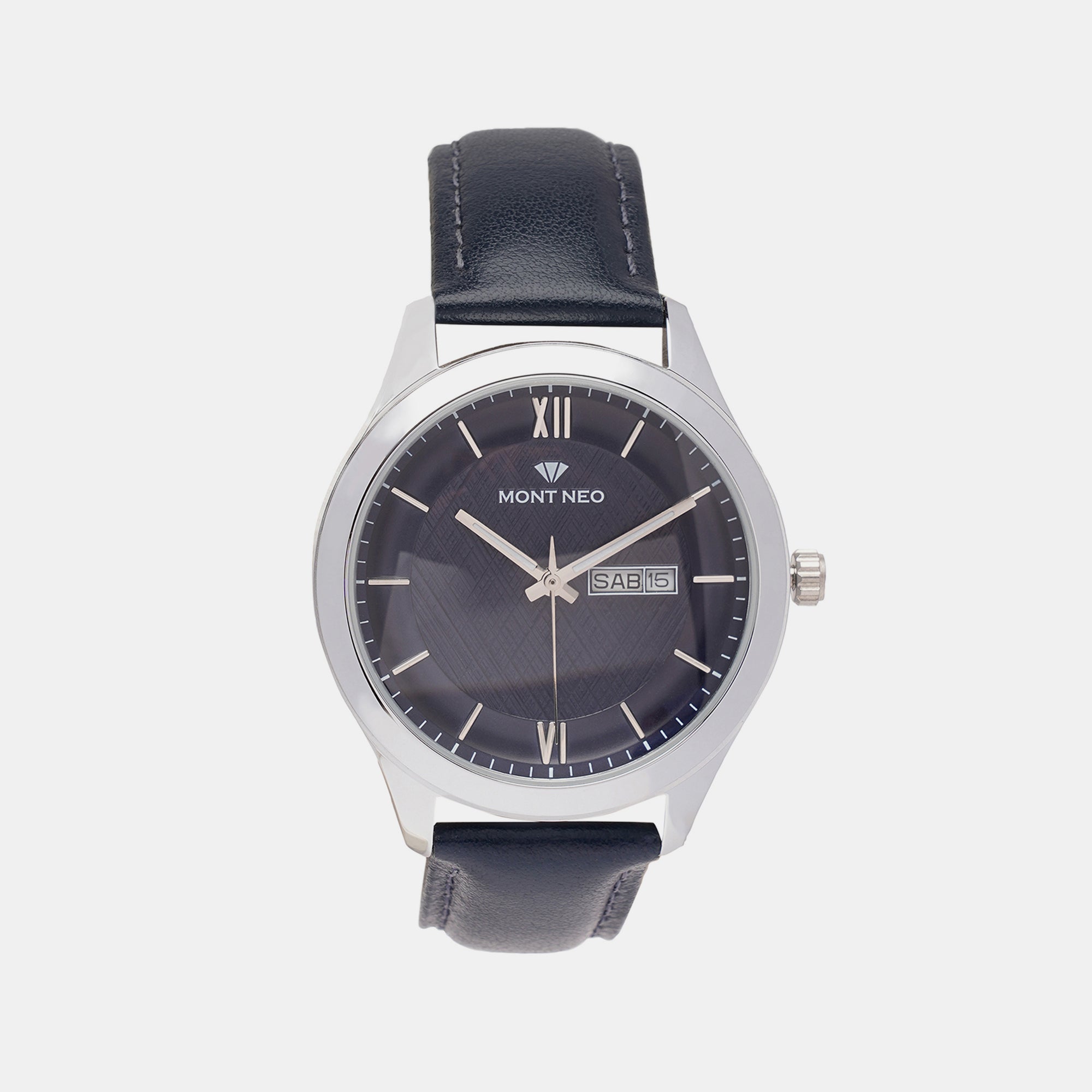 Mont Neo Round Blue Analog watch