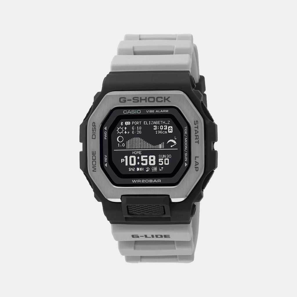 Casio Rectangular Grey Digital watch