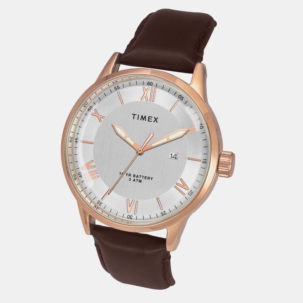 Timex Brass Round watch