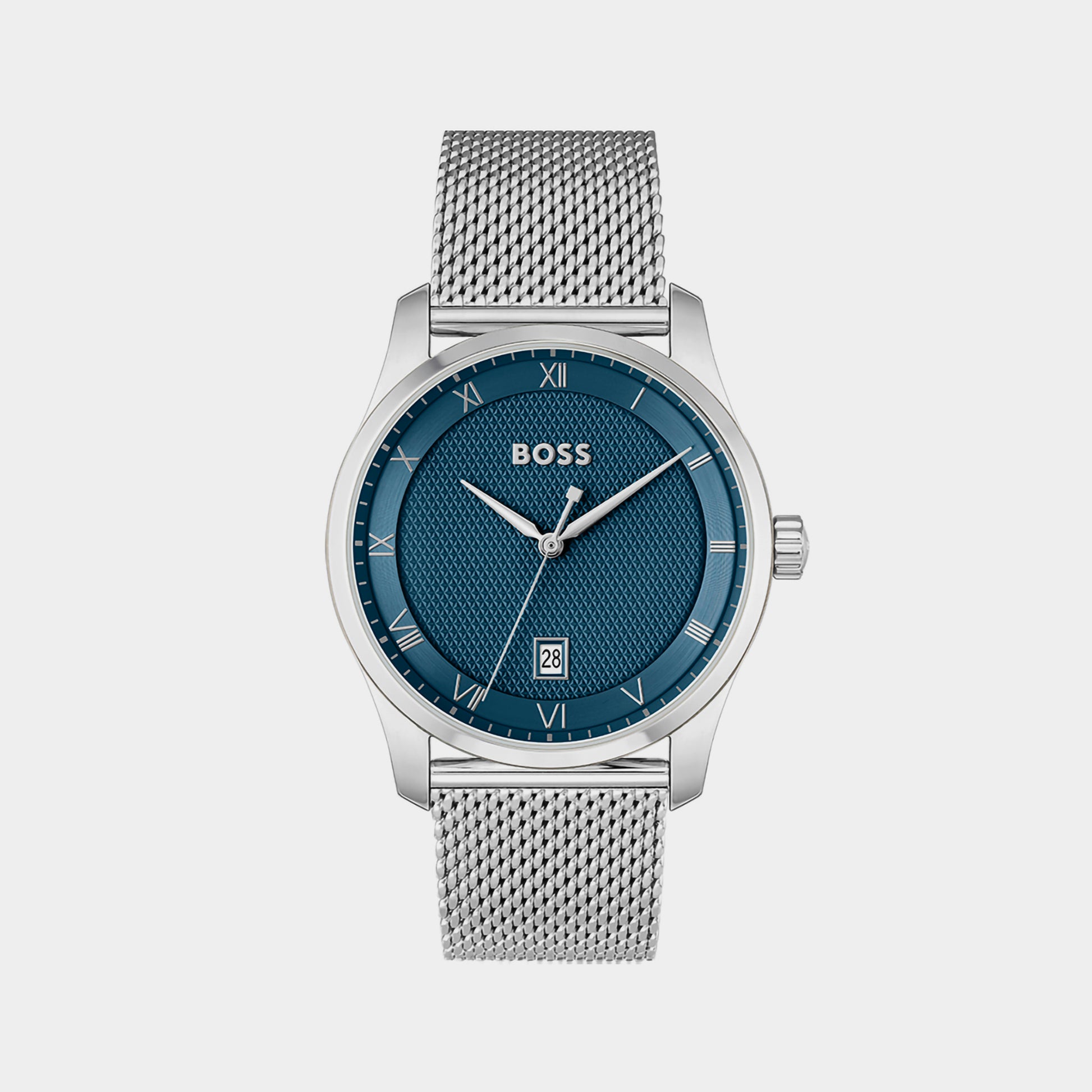 Principle Male Blue Analog Mesh Watch 1514115