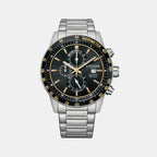 Citizen Round Black Chronograph watch