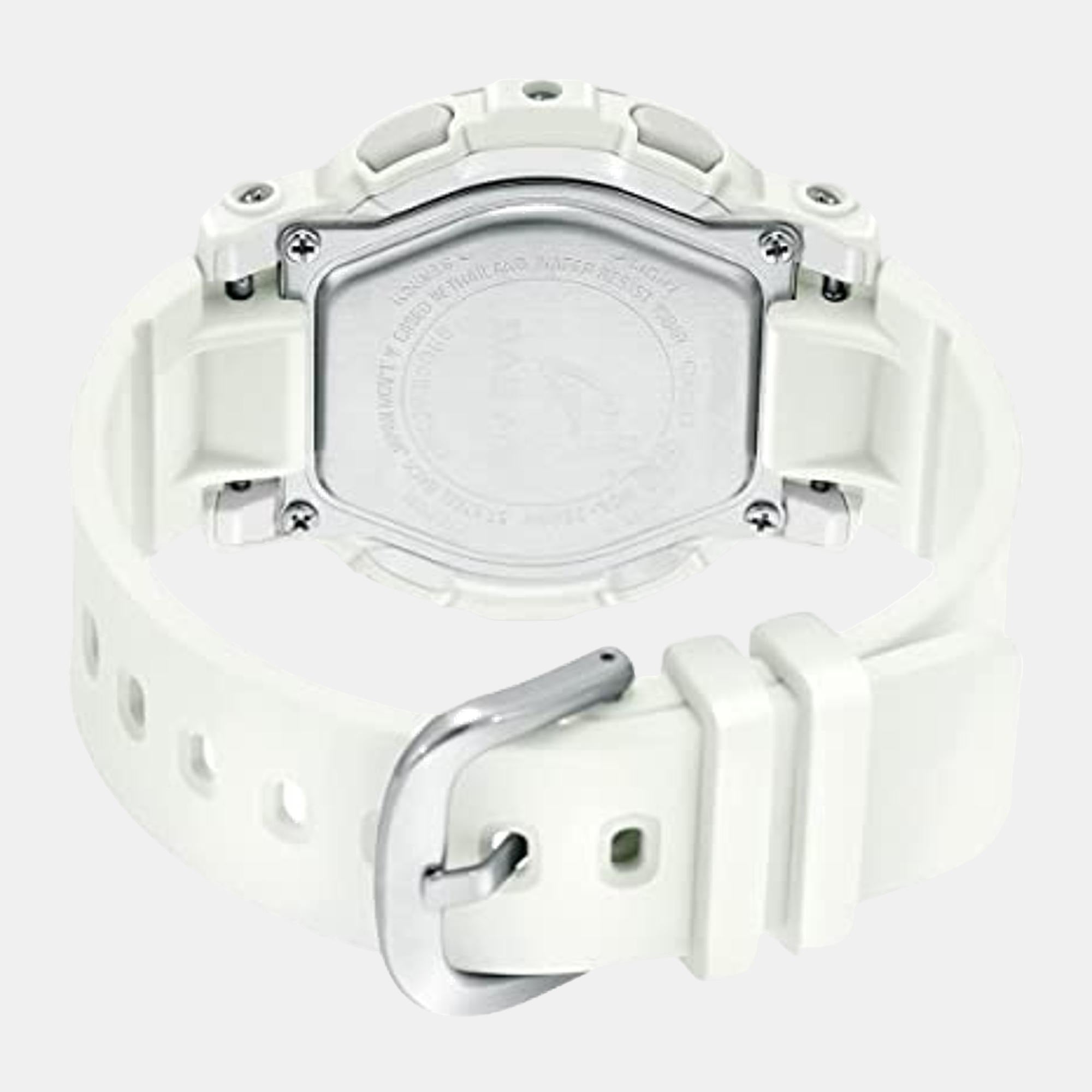 Baby-G Men Quartz White Dial Analog-Digital Resin Watch B233