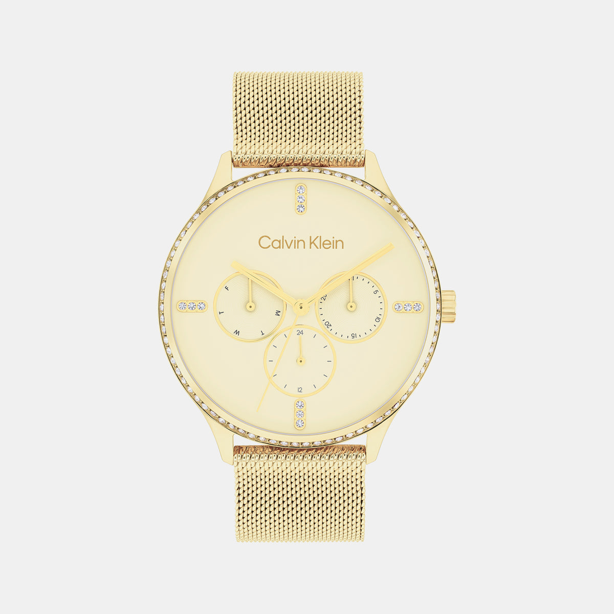 Calvin Klein Round Gold Multi-Function watch