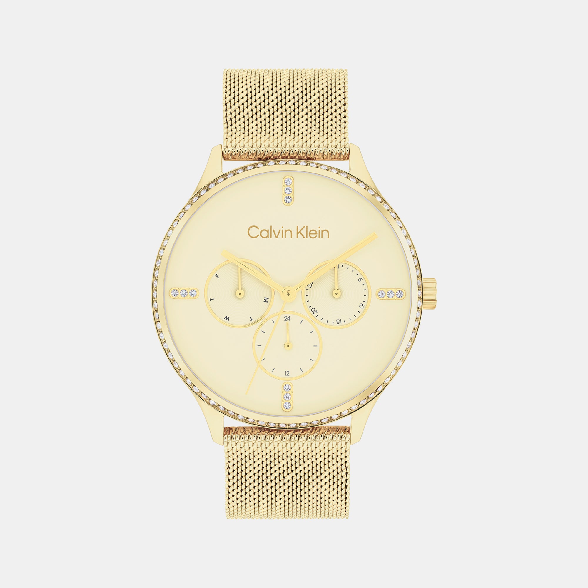 Calvin Klein Round Gold Multi-Function watch