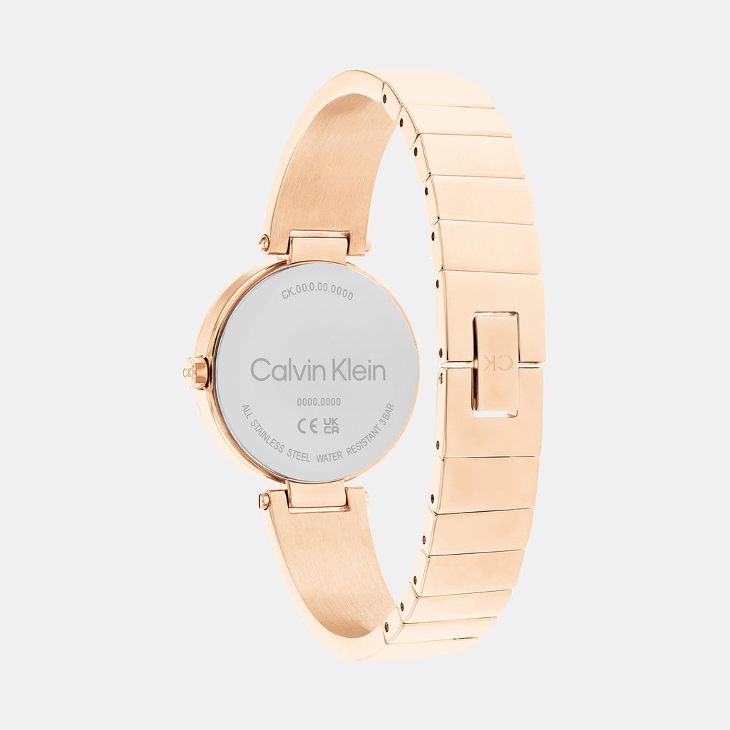 Calvin Klein Women Round Gold watch