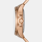 Armani Exchange Women Round Rose Gold watch