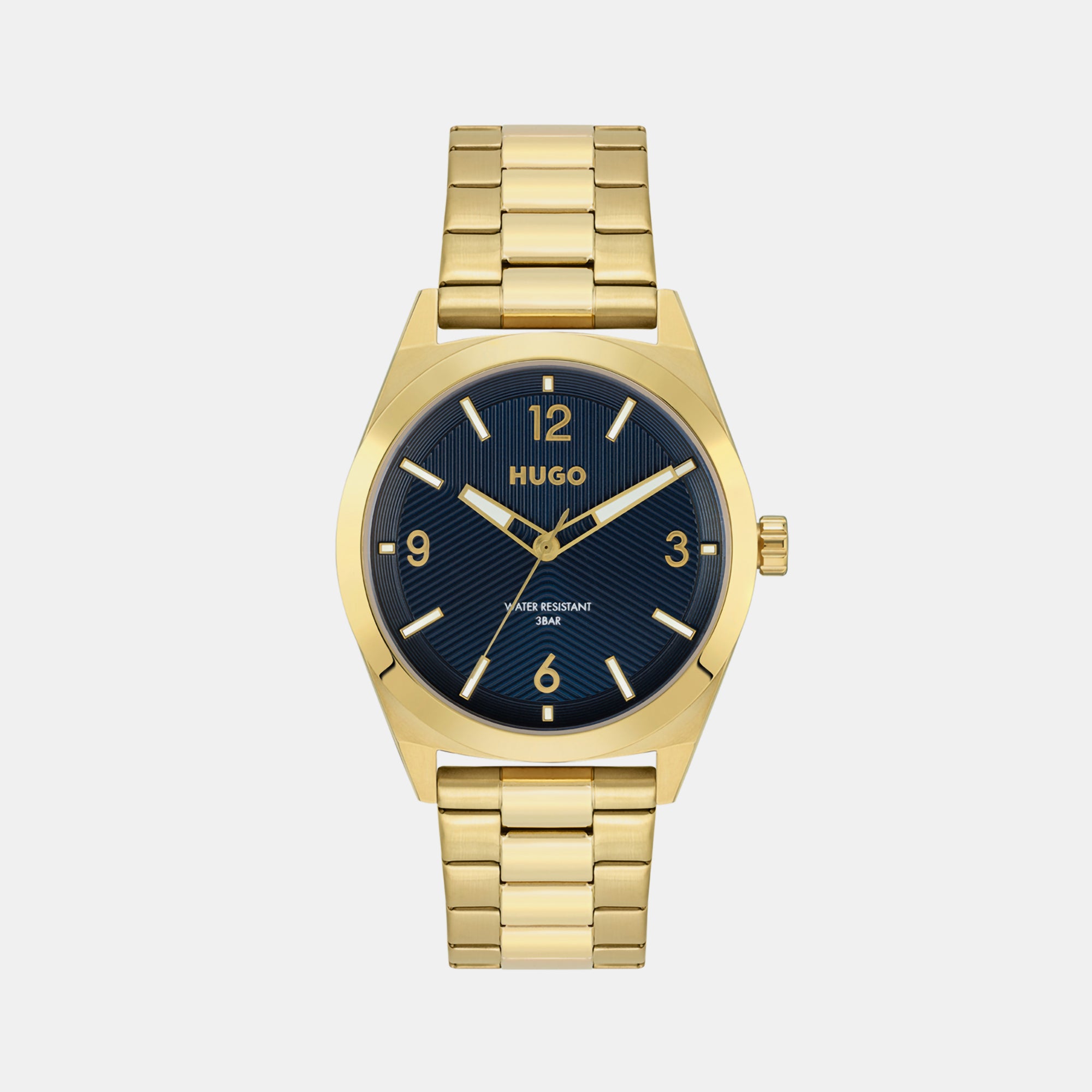 Boss Round Blue Analog watch