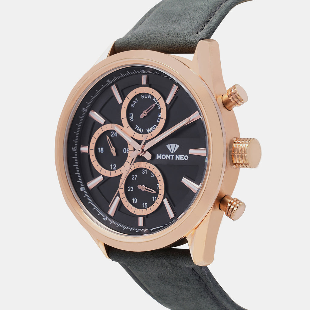 Mont Neo 44 mm Round Quartz watch