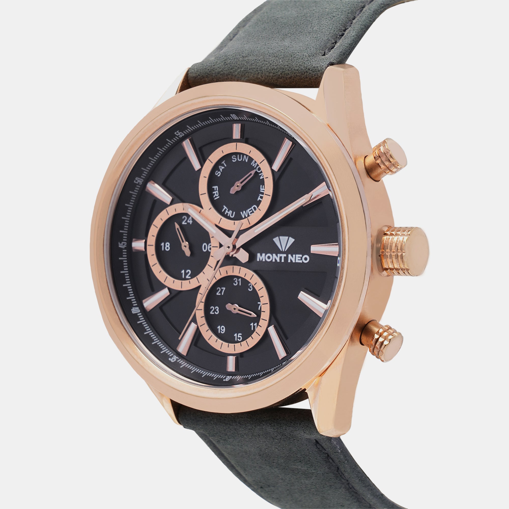 Mont Neo 44 mm Round Quartz watch