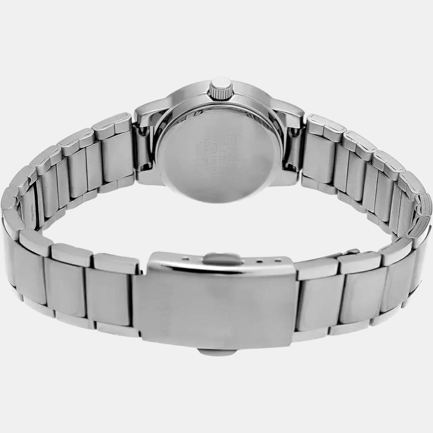 Enticer Women Quartz Black Dial Analog Stainless Steel Watch SH33