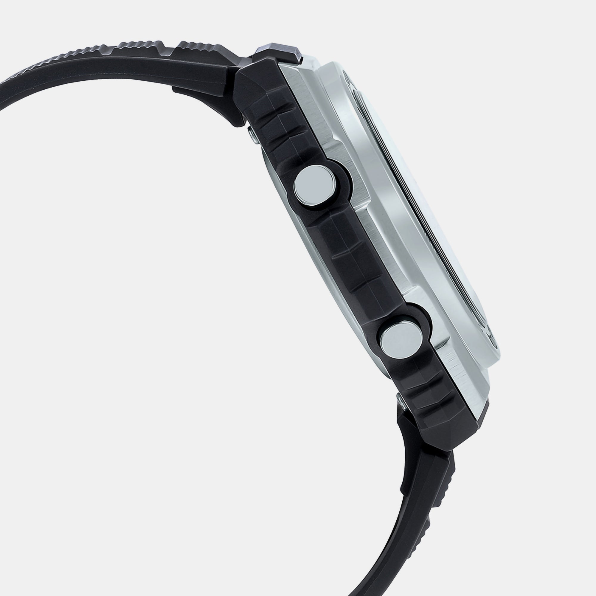 Casio Men Round Black watch