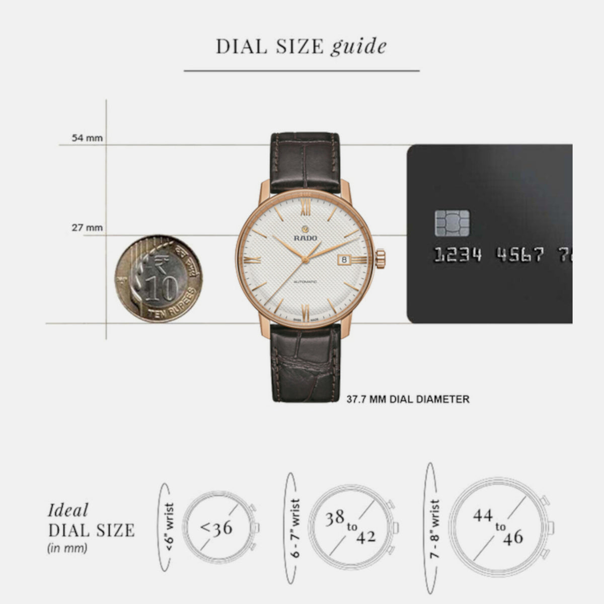 Rado Unisex Round White watch
