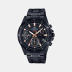 Casio Round Black Chronograph watch