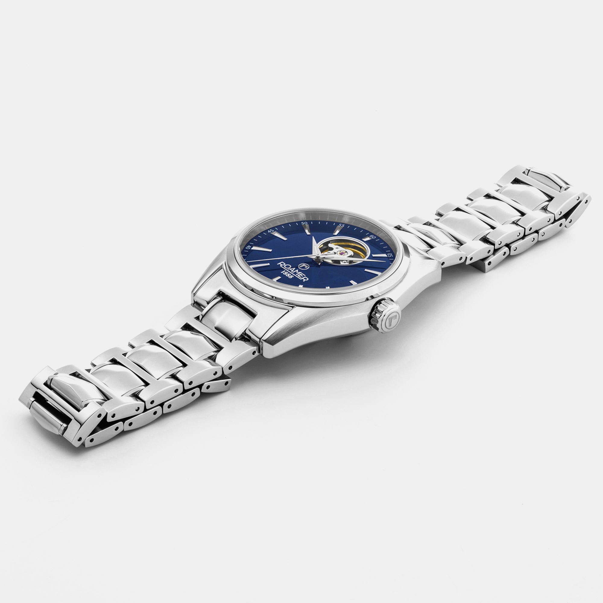 Searock Master Men Mechanical Blue Dial Analog Stainless Steel Watch 984985 41 45 20