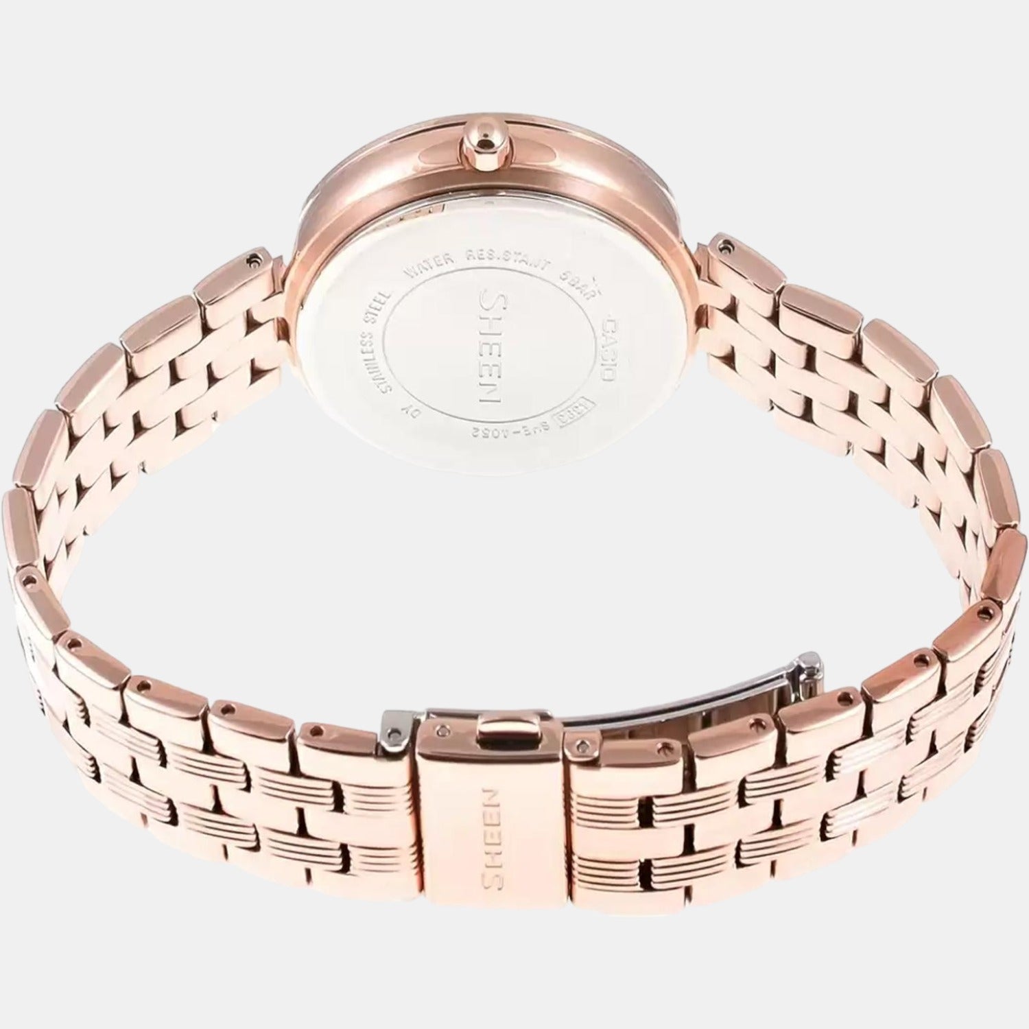 Sheen Women Quartz Silver Dial Analog Stainless Steel Watch SX242