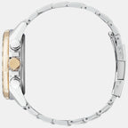 Eco-Drive Men Quartz Two Tone Dial Chronograph Stainless Steel Watch CB5916-59L