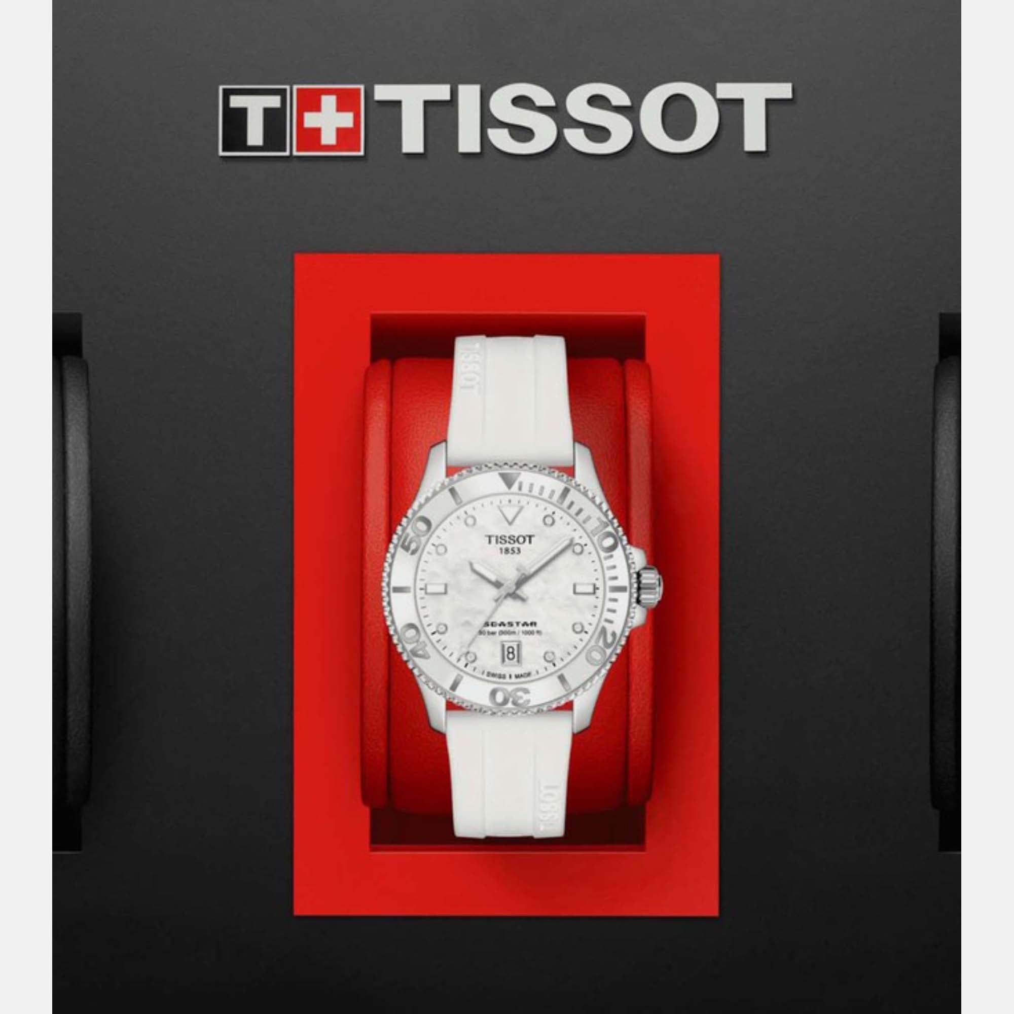 Tissot Silicone White watch