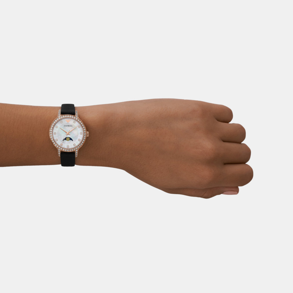 Emporio Armani Women Round White watch