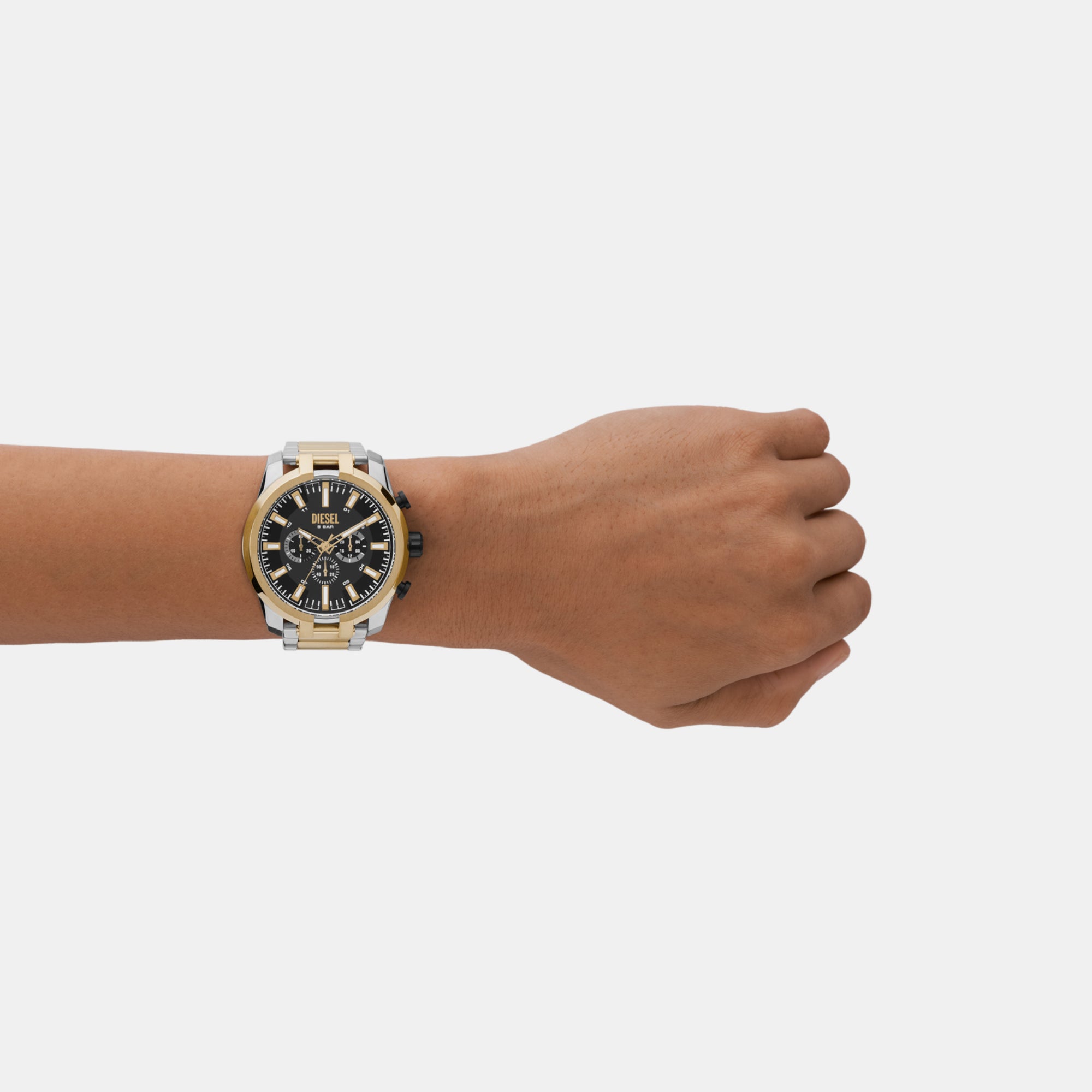 Diesel Men Round Black watch