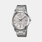 Casio Round Silver Analog watch
