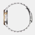 Mechanical Open Heart Men Automatic White Dial Analog Stainless Steel Watch NH9136-88A