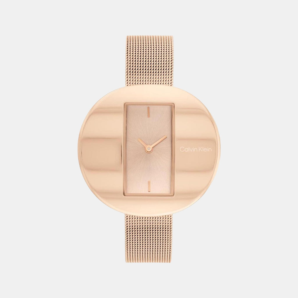 Calvin Klein Round Rose Gold Analog watch