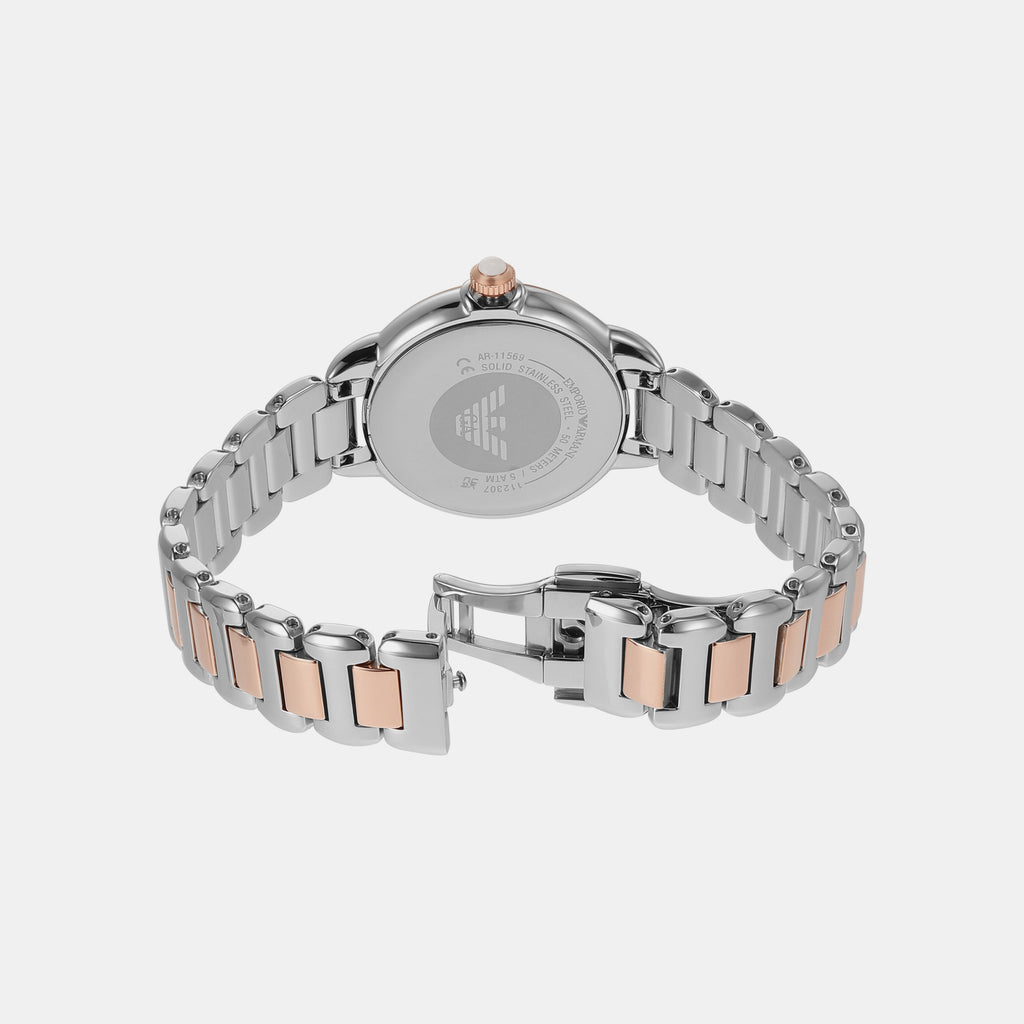 Emporio Armani Stainless Steel Mother Of Pearl watch