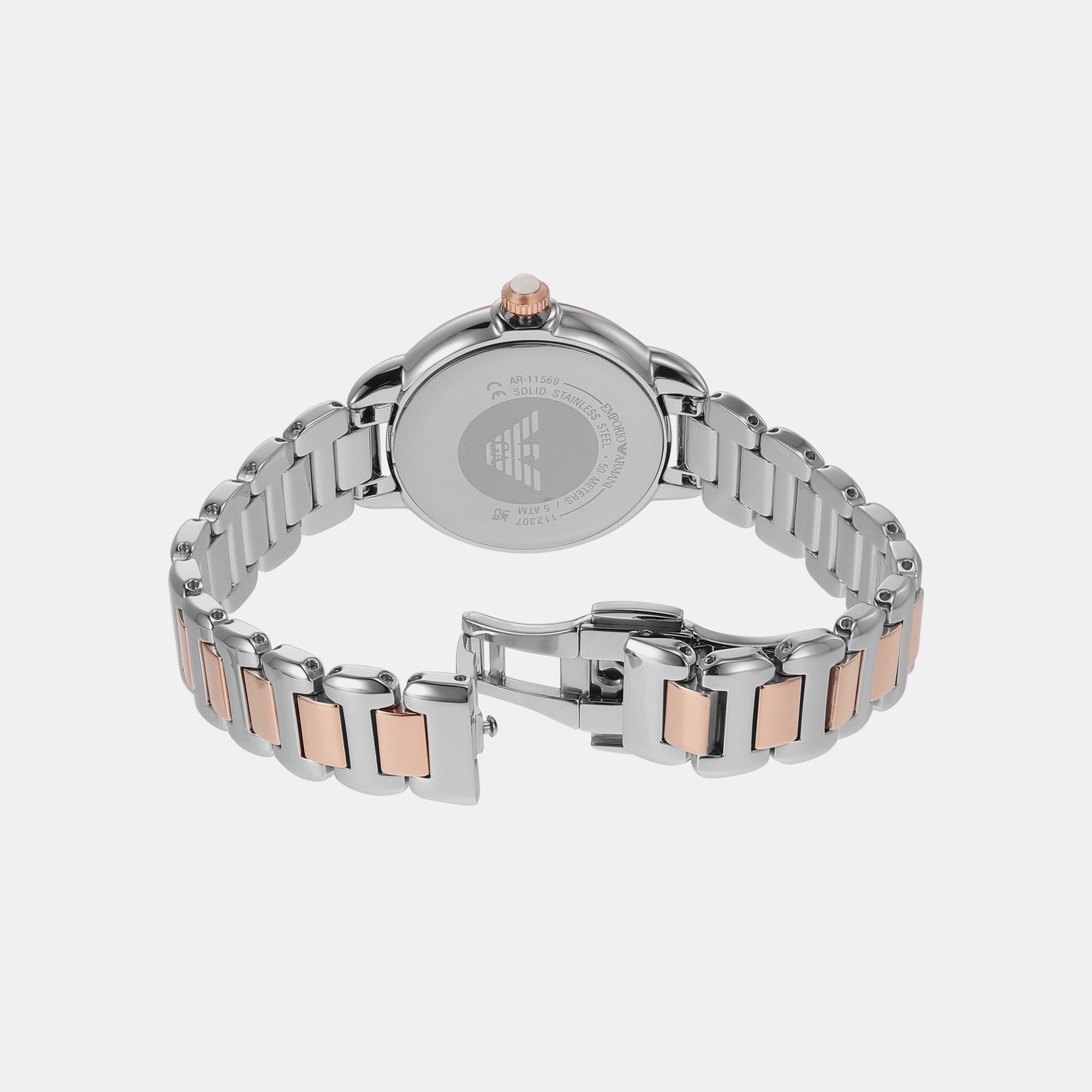 Emporio Armani Stainless Steel Mother Of Pearl watch