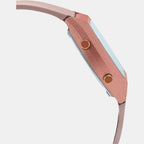 Vintage Women Quartz Rose Gold Dial Digital Resin Watch D213