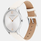 Calvin Klein Women Round Silver watch