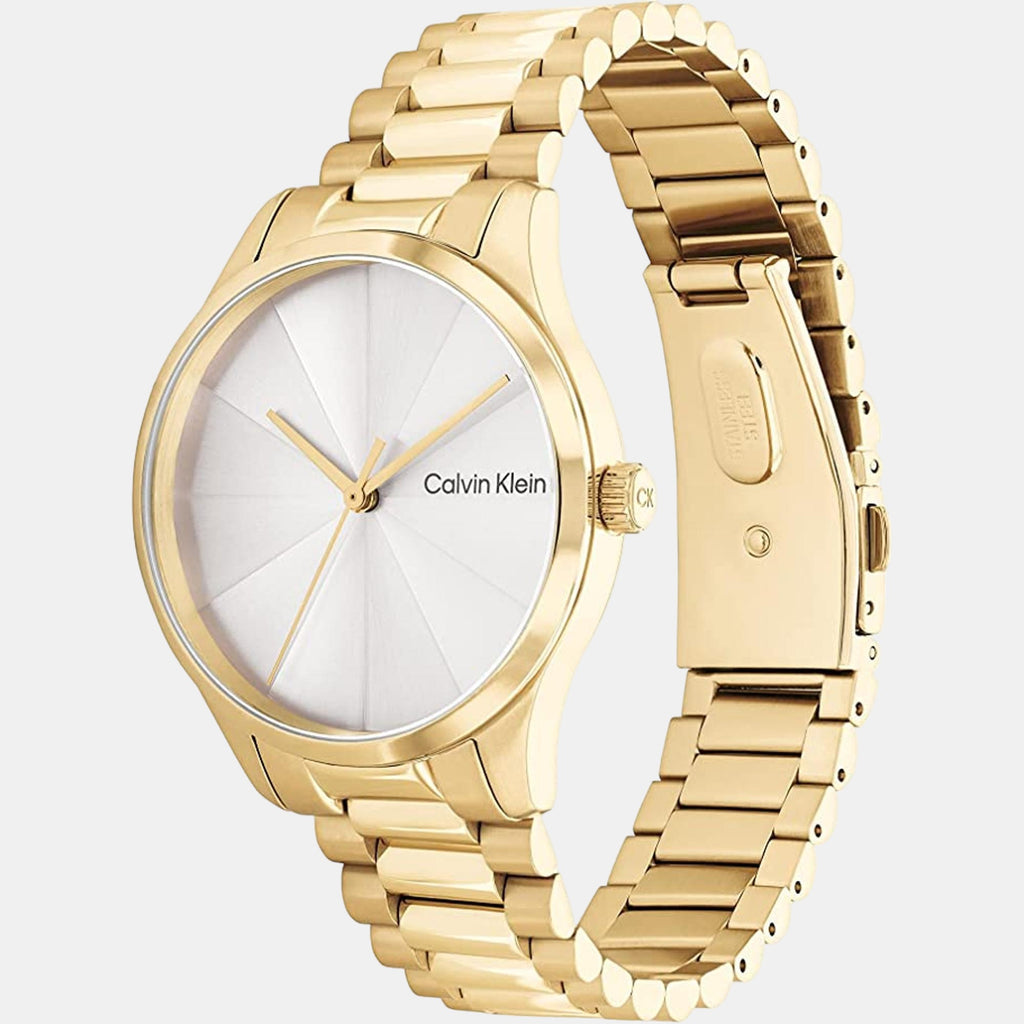 Ck Burst Unisex Quartz Silver Dial Analog Stainless Steel Watch 25200232