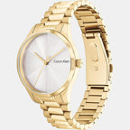 Ck Burst Unisex Quartz Silver Dial Analog Stainless Steel Watch 25200232