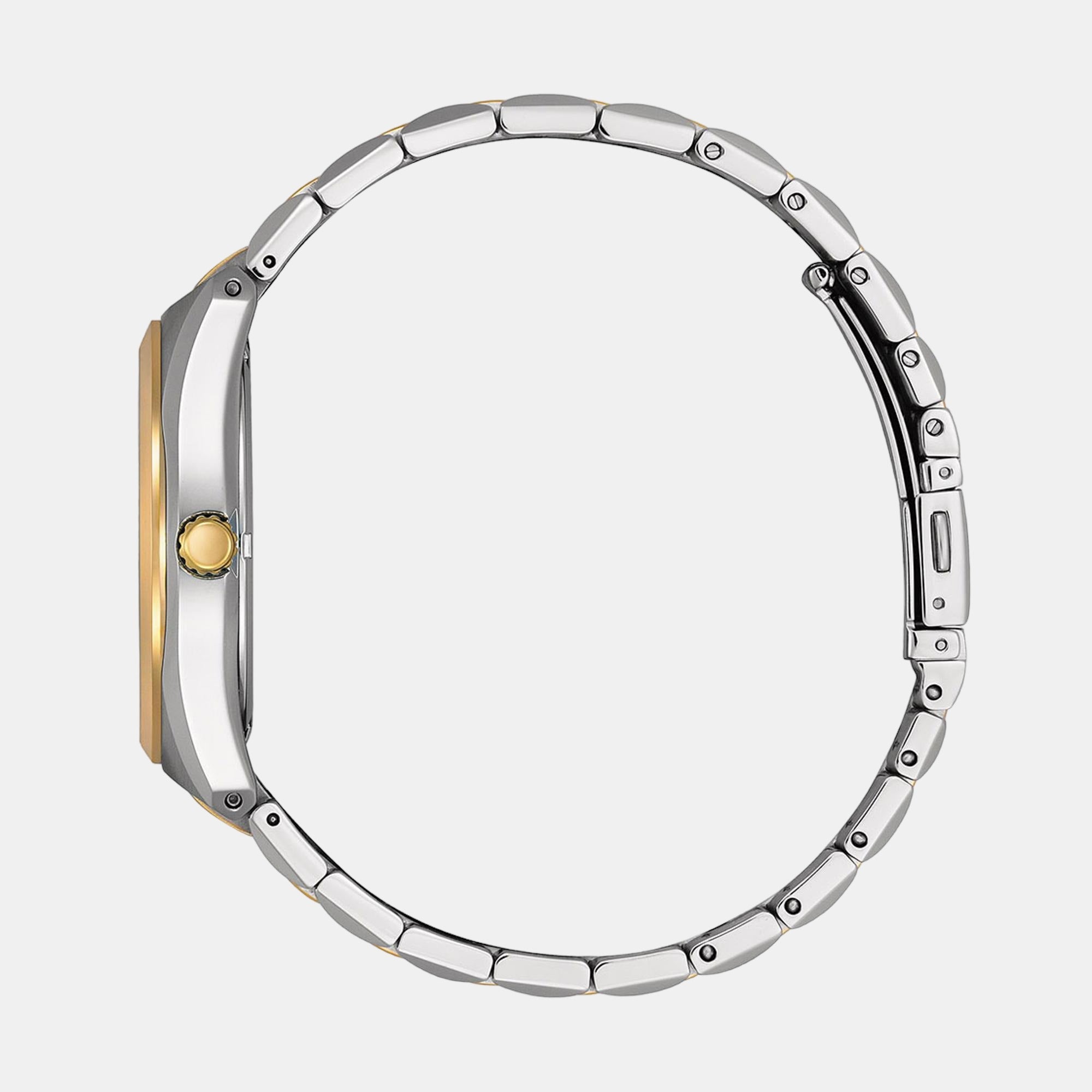 Corso Men Eco-Drive Green Dial Analog Stainless Steel Watch BM7339-89X