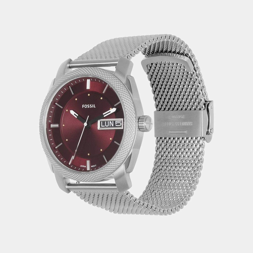 Fossil Men Round Silver watch