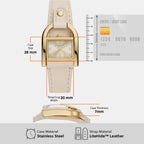 Fossil Stainless Steel Rectangular watch