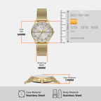 Armani Exchange 30 mm Gold Quartz watch