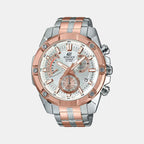 Casio Round Rose Gold Chronograph watch