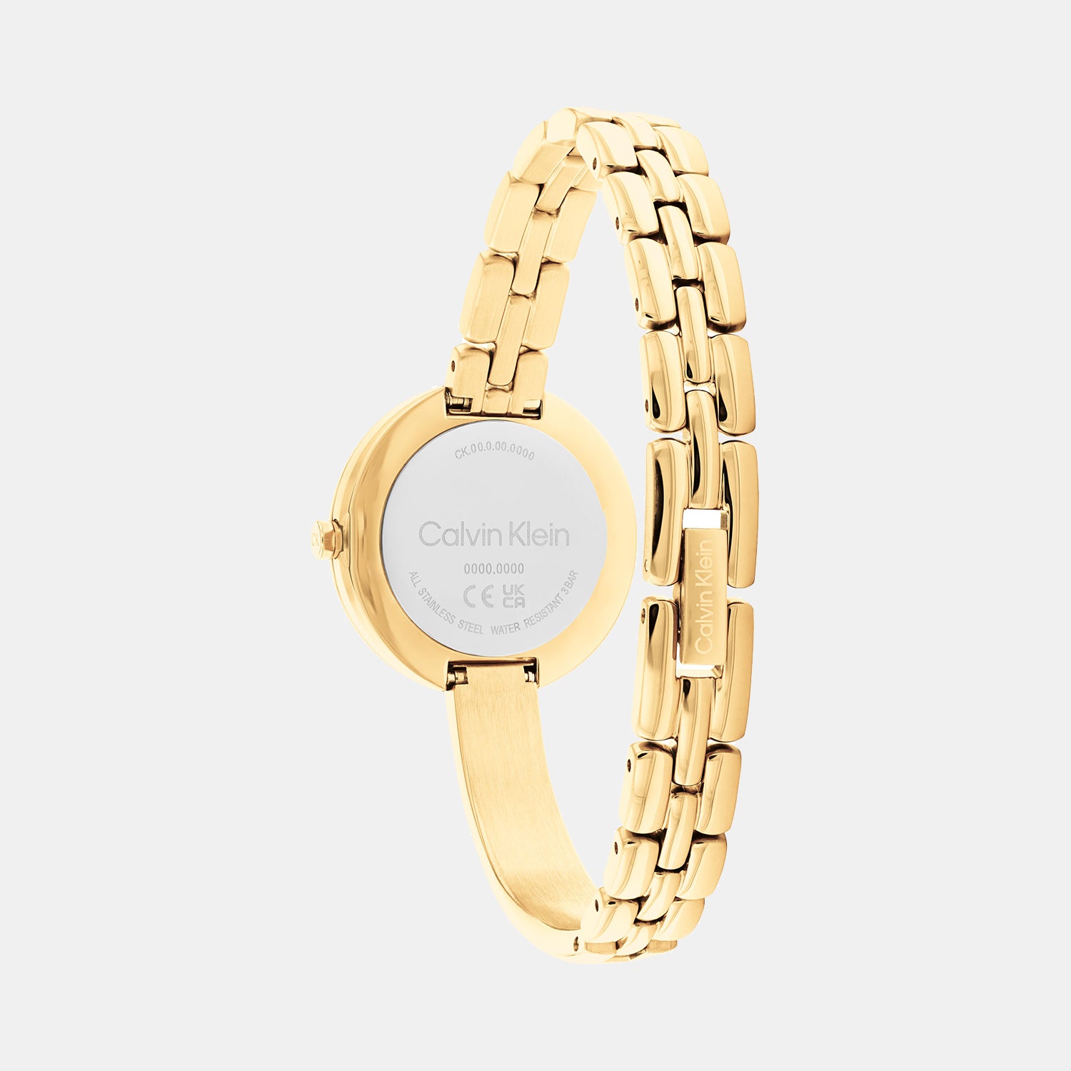 Calvin Klein Women Round Champagne watch