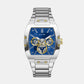 Phoenix Male Blue Chronograph Stainless Steel Watch GW0456G5