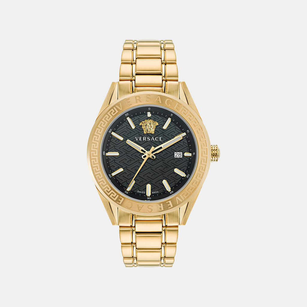 Versace Round Black Analog watch