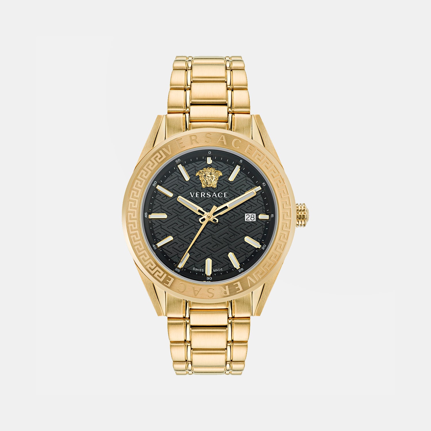 Versace Round Black Analog watch