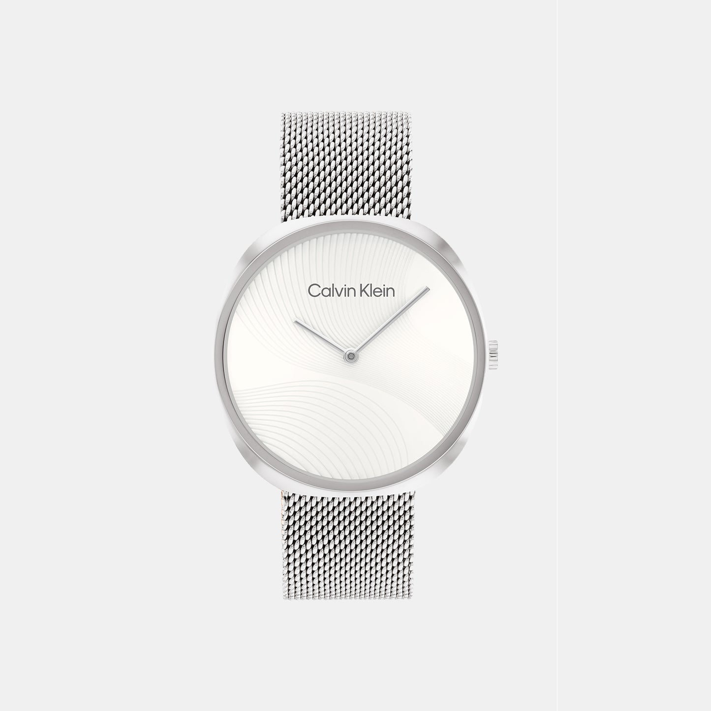 Female White Analog Mesh Watch 25200245